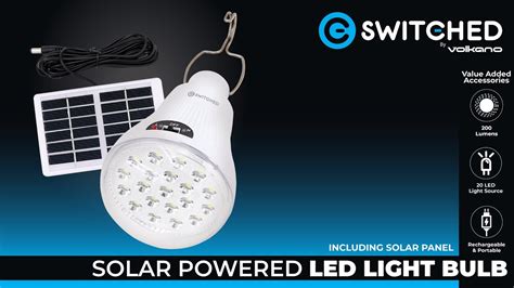 All about Solar Powered Light Bulbs .